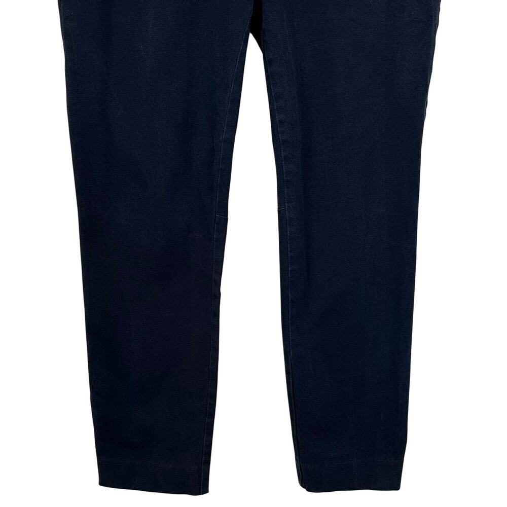 J. Crew Winnie Pant in Stretch Cotton Navy Blue H5159 Size 6 - Picture 5 of 9